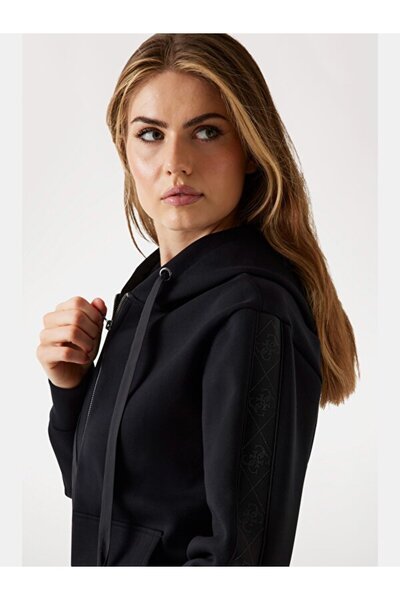 Guess New Hooded Kadın Scuba Sweatshirt