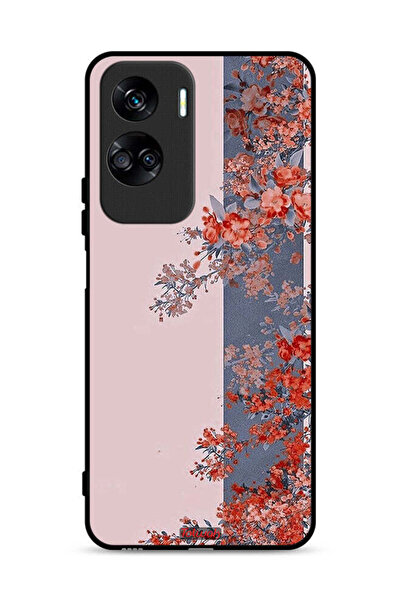 Tolwak غطاء حماية لهاتف Honor 90 Lite 5G برسومات أوراق الشجر والزهور
