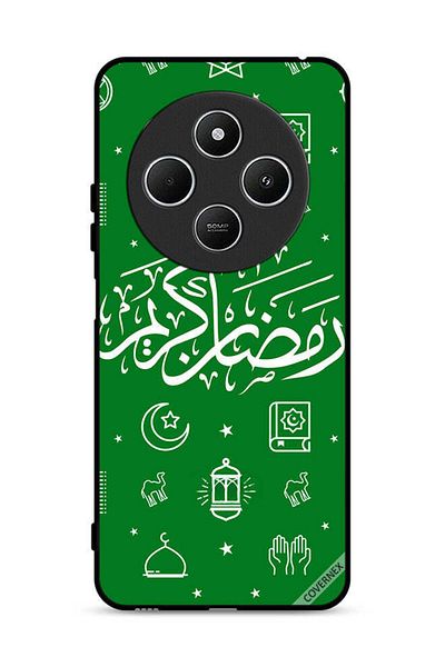 Covernex Xiaomi Redmi 14R 5G Protective Case Cover Ramadan Kareem Green