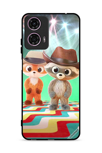 Covernex غطاء حماية لهاتف موتورولا موتو جي 24 4G بطبعة أرانب