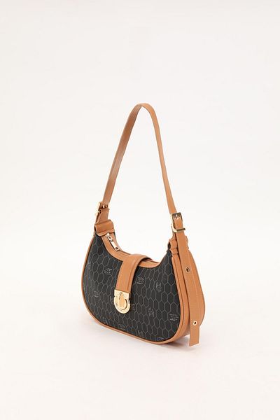 Levidor Geantă de mână și de umăr pentru femei Black Camel 930211