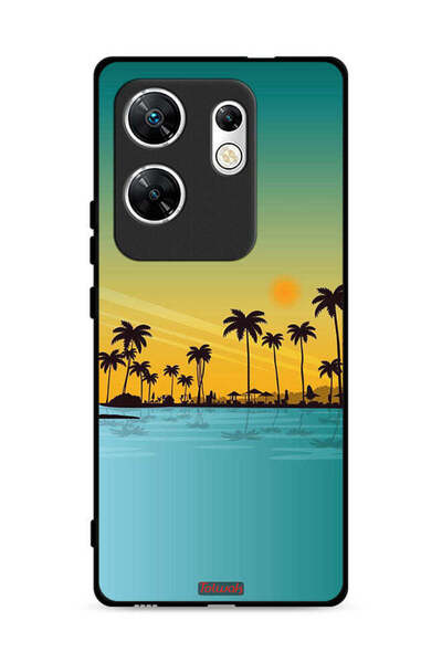 Tolwak غطاء حماية لهاتف Infinix Zero 30 4G بطبعة فن تجريدي