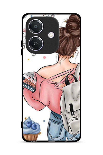Covernex غطاء حماية لهاتف Oppo A3x 5G بتصميم كتاب "يد فتاة"