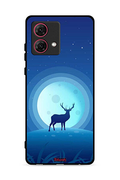 Tolwak غطاء حماية لهاتف موتورولا موتو جي 84 5 جي بتصميم غزال