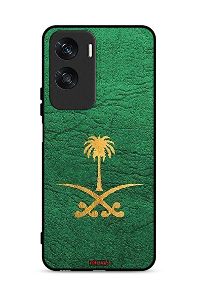 Tolwak غطاء حماية لهاتف Honor X50i 5G - علامة المملكة العربية السعودية - جلد
