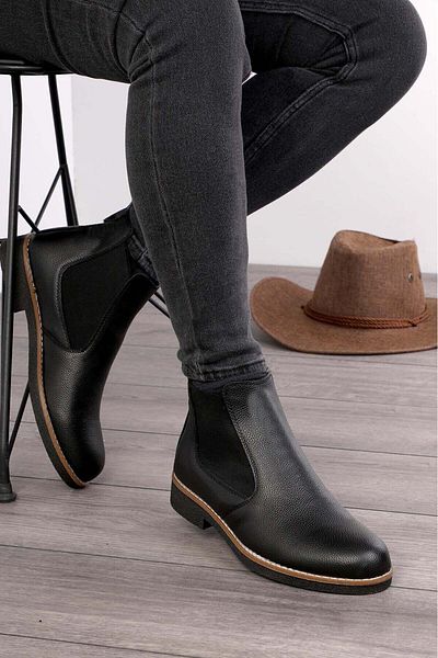 Freemax Unisex Chelsea Boots Guaranteed Product Black