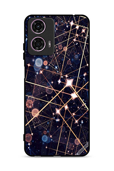 Covernex غطاء حماية لهاتف موتورولا موتو جي 24 4G بنمط منحنيات الإضاءة