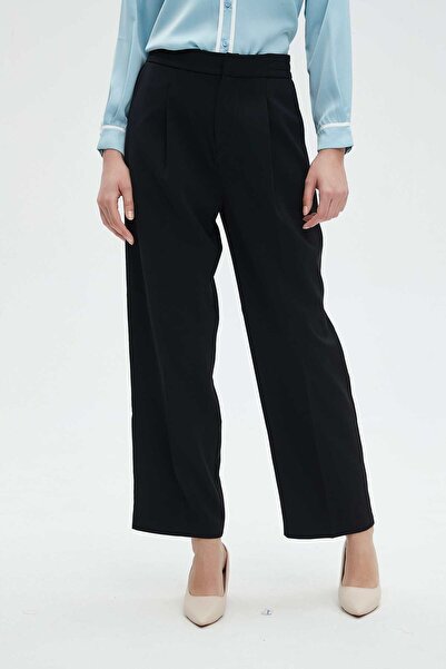 Nichii Women's Solid Long Trousers