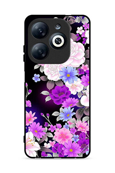 Covernex غطاء حماية لهاتف إنفينيكس سمارت 8 4G بمزيج من الزهور