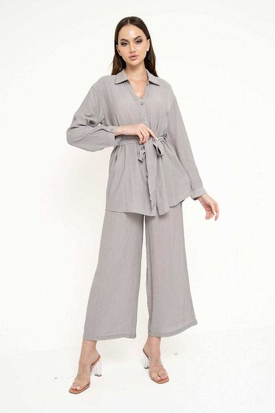 Nichii Women's Wide-Leg Solid Long Pants
