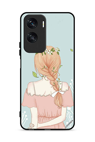Covernex غطاء حماية لهاتف Honor X50i 5G بفتاة واقفة بمظهر لطيف