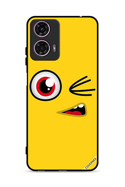 Covernex غطاء حماية لهاتف موتورولا موتو جي 24 4G بتصميم عين وينكي