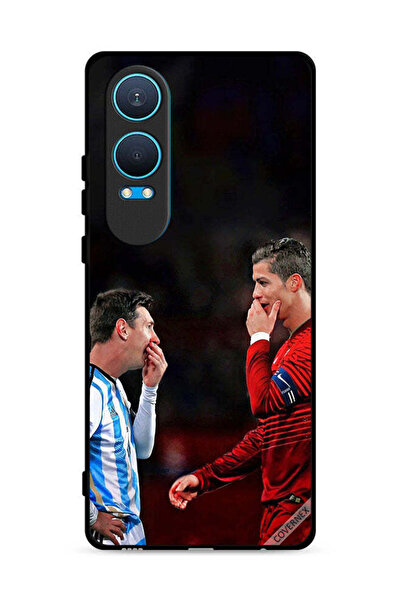 Covernex غطاء حماية لهاتف OnePlus Nord CE4 Lite 5G رونالدو وميسي في إطار واحد