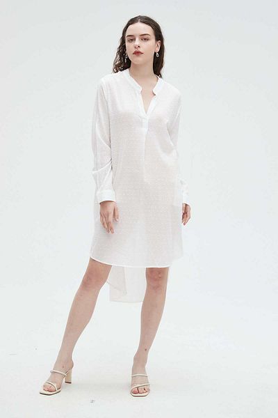 Nichii Women's Long Sleeve Embroidered Blouse