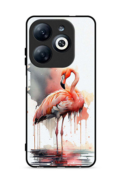 Tolwak غطاء حماية لهاتف Infinix Smart 8 4G برسومات ألوان مائية استوائية
