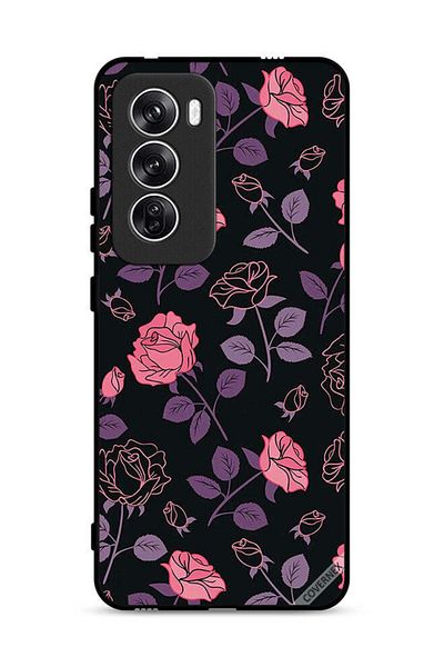 Covernex غطاء حماية لهاتف Oppo Reno12 5G، زهور قوطية باستيل