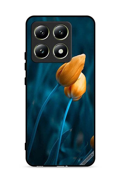 Covernex غطاء حماية لهاتف Xiaomi 14T 5G بنقشة زهرتين لطيفتين
