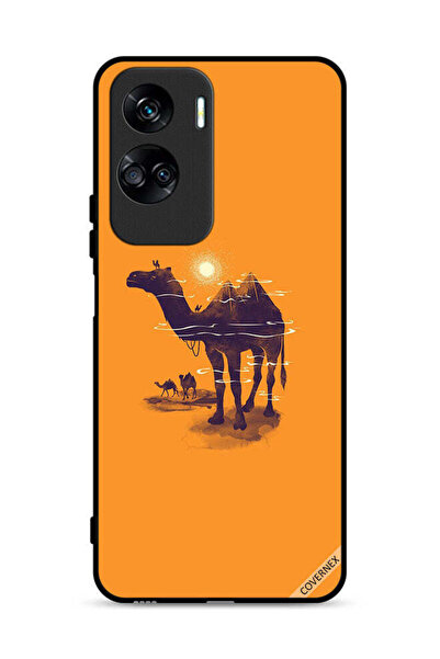 Covernex غطاء حماية لهاتف Honor 90 Lite 5G برسومات جمال وشمس