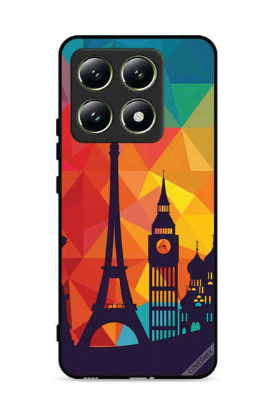Covernex غطاء حماية لهاتف شاومي 14T 5G بنمط باريس الملون