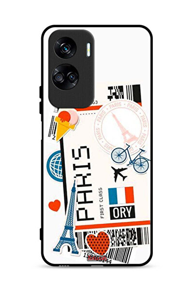 Tolwak غطاء حماية لهاتف Honor 90 Lite 5G، ملصق باريسي