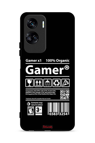 Tolwak غطاء حماية لهاتف Honor 90 Lite 5G، ملصق للاعبين