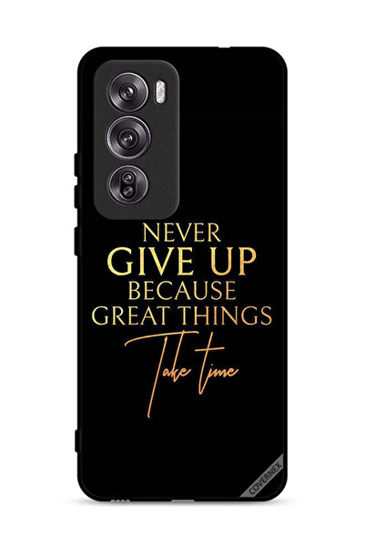 Covernex غطاء حماية لهاتف Oppo Reno12 Pro 5G لا تستسلم أبدًا لأن الأشياء العظ...