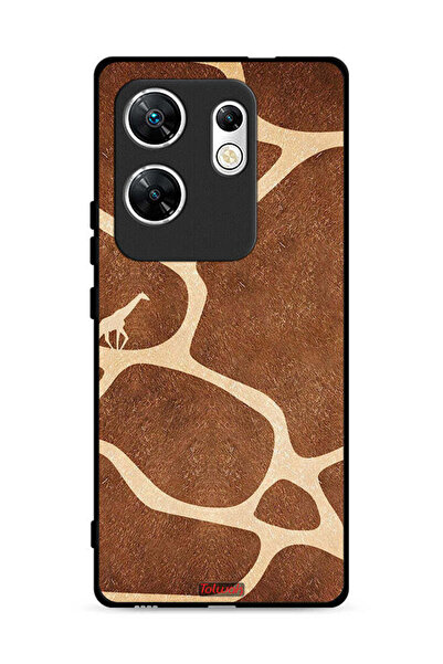 Tolwak غطاء حماية لهاتف Infinix Zero 30 4G بنقشة زرافة