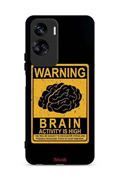 Tolwak غطاء حماية لهاتف Honor 90 Lite 5G تحذير من ارتفاع نشاط الدماغ