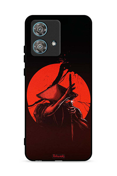 Tolwak غطاء حماية لهاتف موتورولا إيدج 40 نيو 5G بتصميم محارب السيف