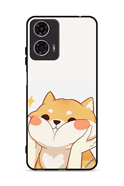 Covernex غطاء حماية لهاتف موتورولا موتو جي 24 4G، صورة قطة لطيفة