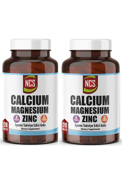 NCS Calcium Magnesium Zinc 2X120 Tablets