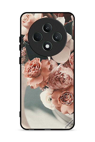 Covernex غطاء حماية لهاتف Oppo Reno12 F 4G، باقة من أزهار الخوخ الجميلة