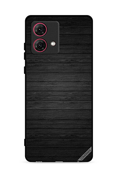 Covernex غطاء حماية لهاتف موتورولا موتو جي 84 5 جي بنمط خشبي داكن