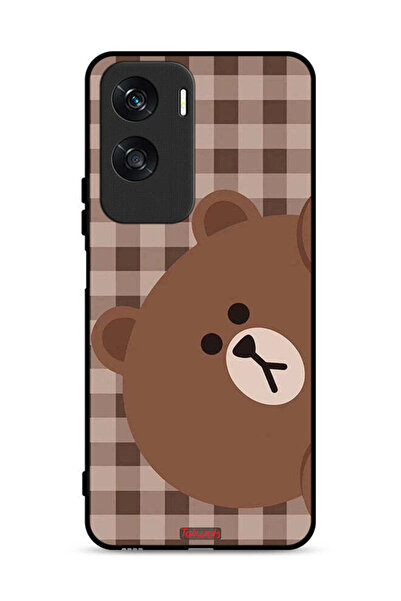 Tolwak غطاء حماية لهاتف Honor X50i 5G بتصميم دب تيدي