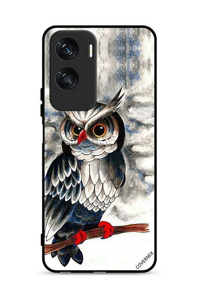 Covernex غطاء حماية لهاتف Honor X50i 5G برسومات بومة فنية