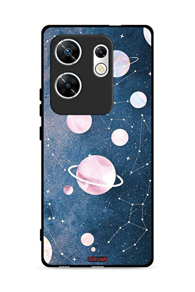 Tolwak غطاء حماية لجهاز Infinix Zero 30 4G برسومات فنية فضائية