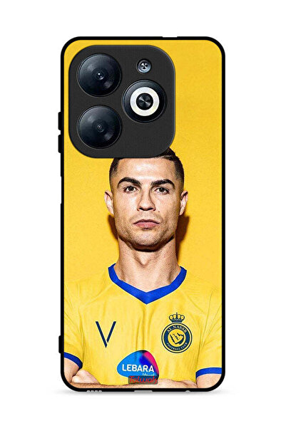 Tolwak غطاء حماية لهاتف Infinix Smart 8 4G بطبعة كريستيانو رونالدو