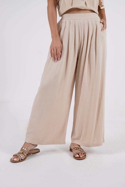 Nichii High-Waisted Wide-Leg Palazzo Pants