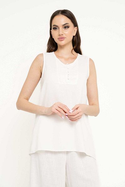 Nichii Women's Solid Long Sleeve Blouse