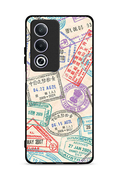 Covernex غطاء حماية لهاتف Oppo A3 Pro 5G بنقشة طوابع السفر