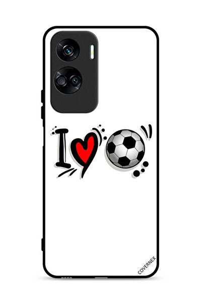 Covernex غطاء حماية لهاتف Honor 90 Lite 5G - أحب كرة القدم