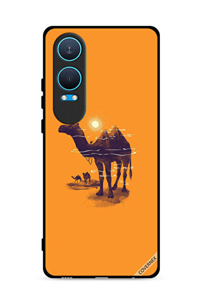 Covernex غطاء حماية لهاتف OnePlus Nord CE4 Lite 5G بنقشة Camels & Sun Art