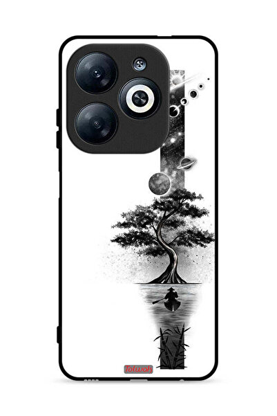 Tolwak Infinix Smart 8 4G Protective Case Cover Earth Space Art