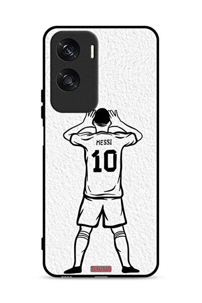 Tolwak غطاء حماية لهاتف Honor X50i 5G برسومات ميسي سكيتش