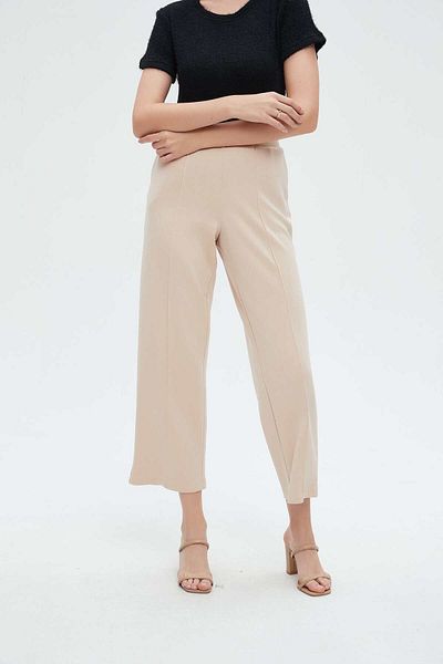 Nichii Solid Long Pants with Pockets