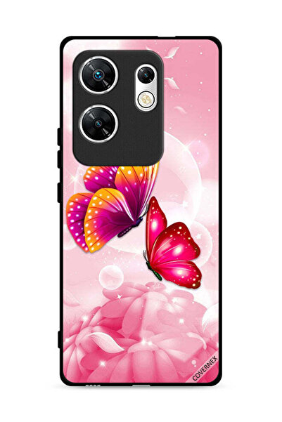 Covernex غطاء حماية لهاتف Infinix Zero 30 4G بنقشة فراشات لطيفة