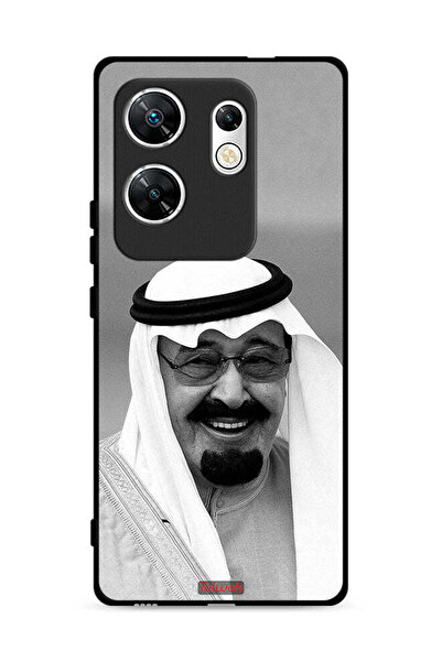Tolwak غطاء حماية لهاتف إنفينيكس زيرو 30 4G، صورة الملك عبد الله مبتسمًا