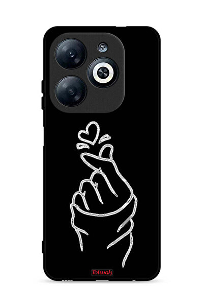Tolwak غطاء حماية لهاتف Infinix Smart 8 4G Snap Love