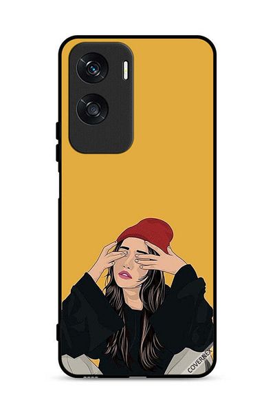 Covernex غطاء حماية لهاتف Honor X50i 5G برسومات فتاة حزينة