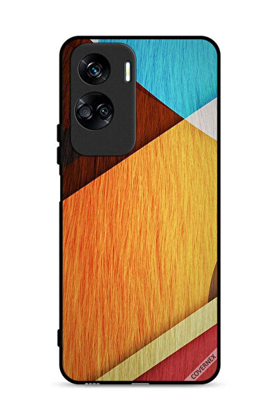 Covernex Honor 90 Lite 5G Protective Case Cover Wooden Texture